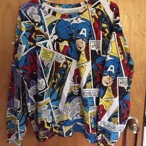 Marvel comic sweatshirt
